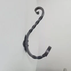 Patère portemanteau vintage en fer forgé