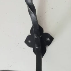 Patère portemanteau vintage en fer forgé