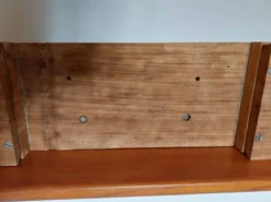 patère, porte-manteaux en bois aérogommé et métal