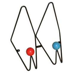Patère roger feraud 2 boules 1950
