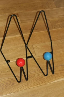 Patère roger feraud 2 boules 1950