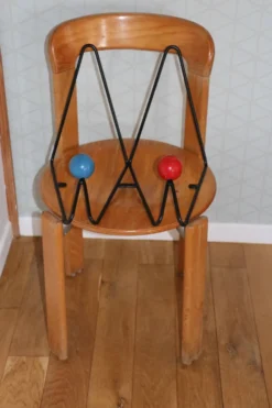 Patère roger feraud 2 boules 1950