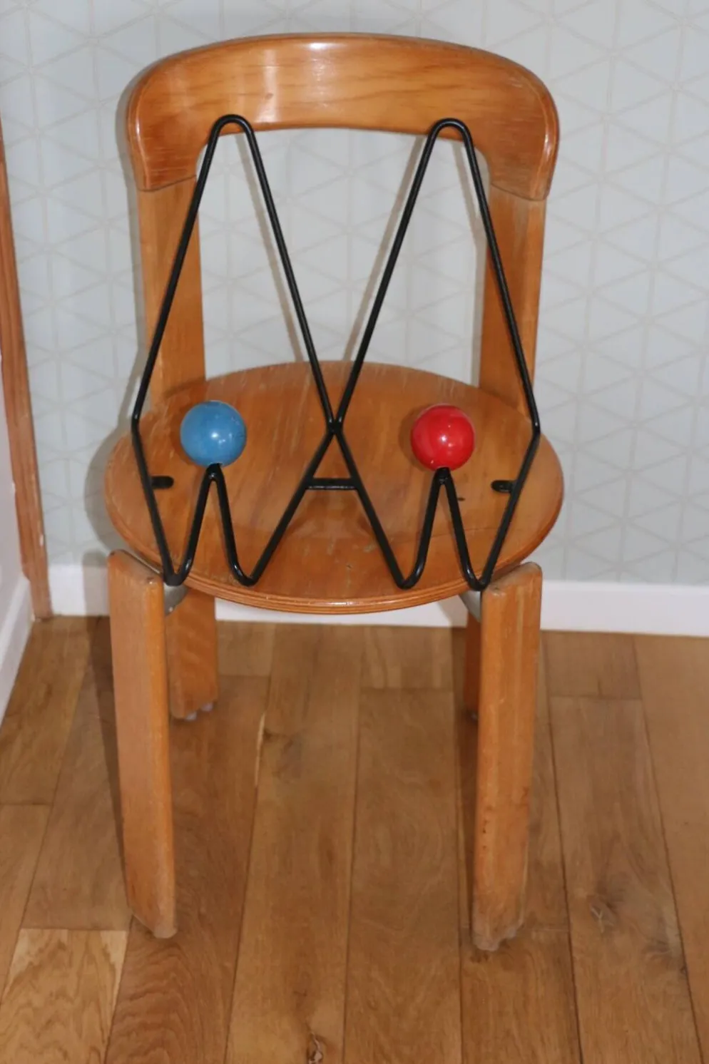Patère roger feraud 2 boules 1950