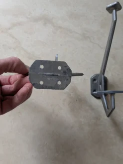 3 patères Art déco