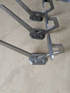 3 patères Art déco
