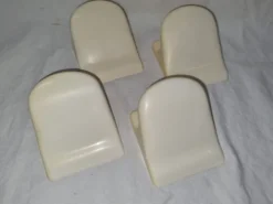 4 patères design italien de 1970