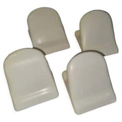4 patères design italien de 1970