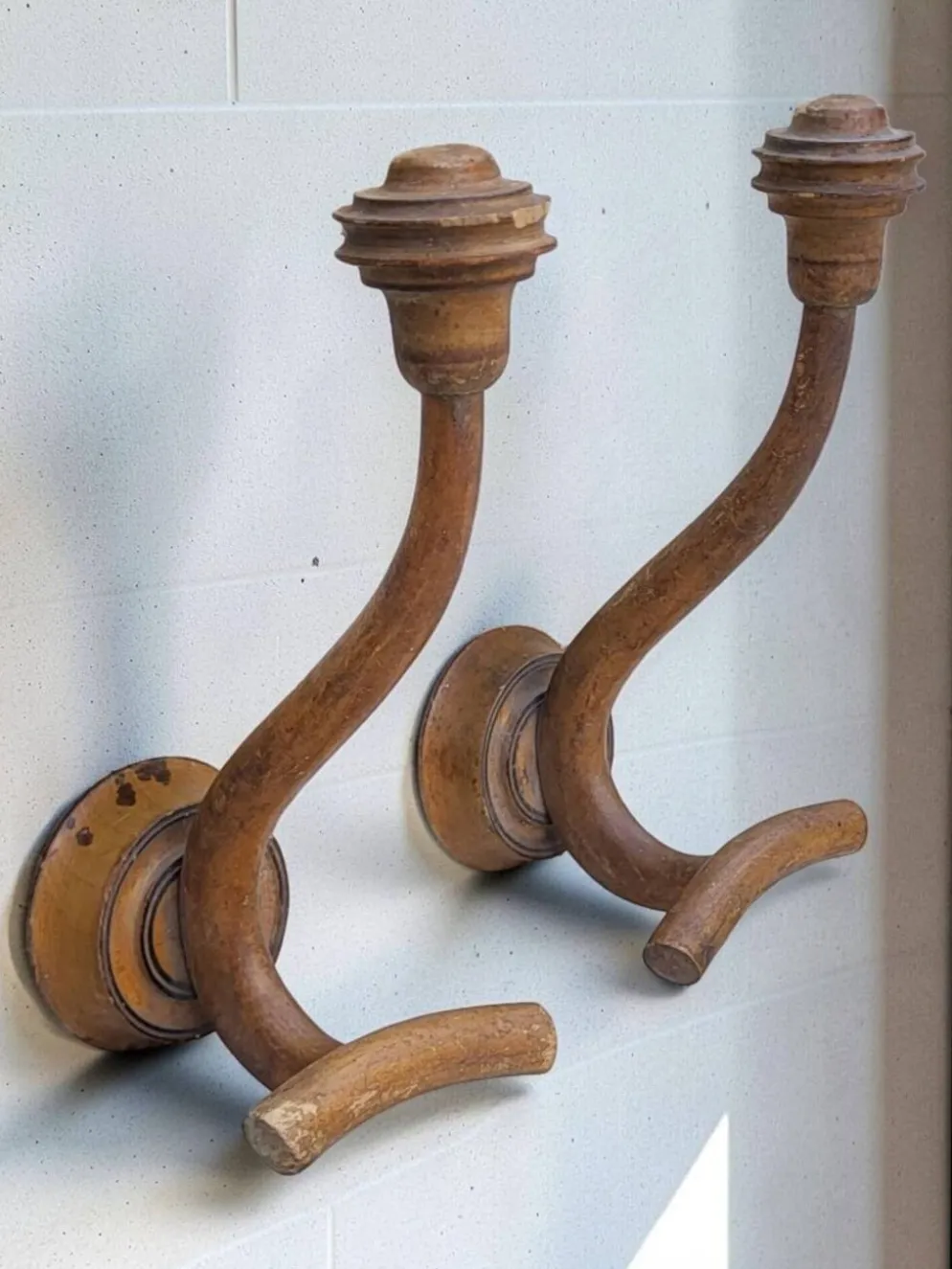 Patères en bois Bambou 1900
