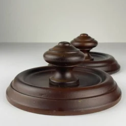Patères en bois style Art déco, Italie, années 1950