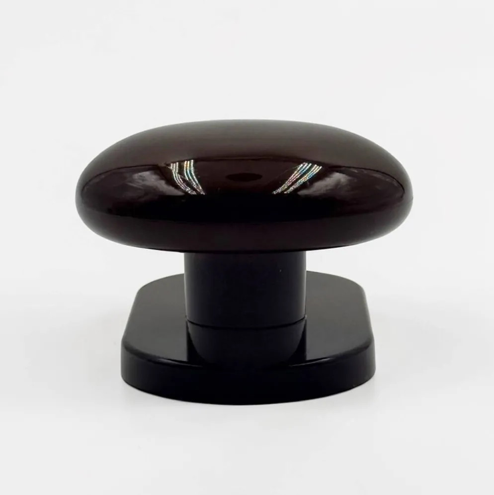 Patères en plastique brun design Carlo Bartoli pour Con et Con, Italie années 70