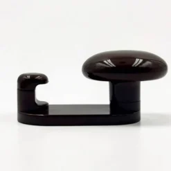 Patères en plastique brun design Carlo Bartoli pour Con et Con, Italie années 70