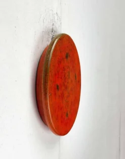 Patères poterie de studio orange de Signe Boesen Northroup, Danemark années 1960