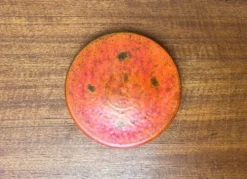 Patères poterie de studio orange de Signe Boesen Northroup, Danemark années 1960