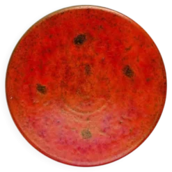 Patères poterie de studio orange de Signe Boesen Northroup, Danemark années 1960
