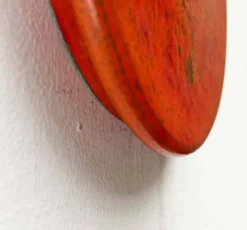 Patères poterie de studio orange de Signe Boesen Northroup, Danemark années 1960