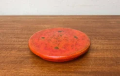 Patères poterie de studio orange de Signe Boesen Northroup, Danemark années 1960