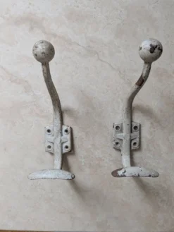 2 patères vintage