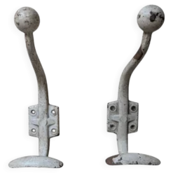 2 patères vintage
