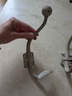 2 patères vintage