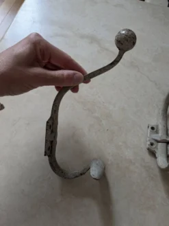 2 patères vintage