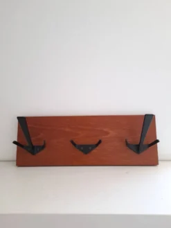 Patère teak teck annees 60
