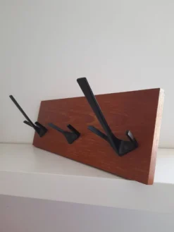 Patère teak teck annees 60