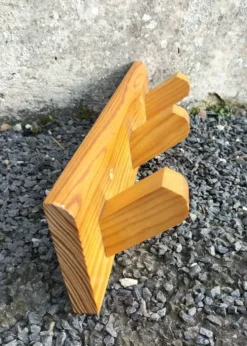 Patère vintage en bois