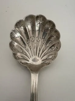 Pelle de service, cuillère Ercuis en métal argenté