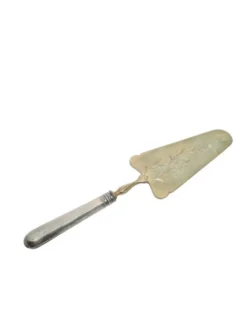 Pelle à gâteau en argent plaqué, années 1900