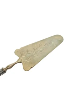 Pelle à gâteau en argent plaqué, années 1900