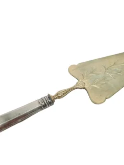 Pelle à gâteau en argent plaqué, années 1900