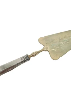 Pelle à gâteau en argent plaqué, années 1900