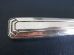 pelle à gäteau en argent plaqué art déco