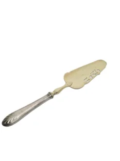 Pelle à gâteau en argent plaqué éclectique, années 1900