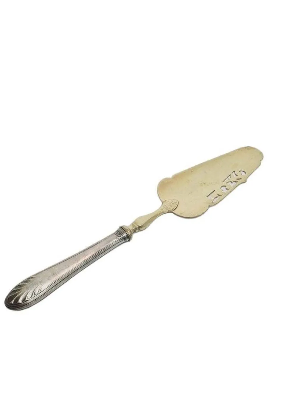 Pelle à gâteau en argent plaqué éclectique, années 1900