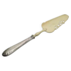 Pelle à gâteau en argent plaqué éclectique, années 1900