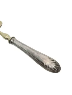 Pelle à gâteau en argent plaqué éclectique, années 1900