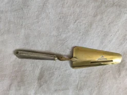 Pelle à gâteau vermeil et métal argenté Art Deco