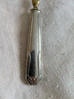 Pelle à gâteau vermeil et métal argenté Art Deco