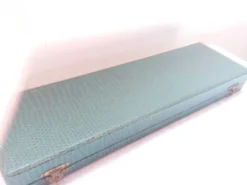 Pelle à tarte 1940 Art Déco en métal argenté dans son coffret