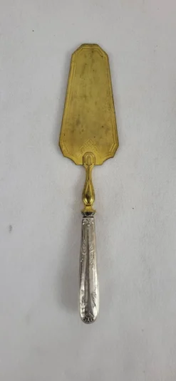 Pelle à tarte en argent poinçon minerve / vermeil