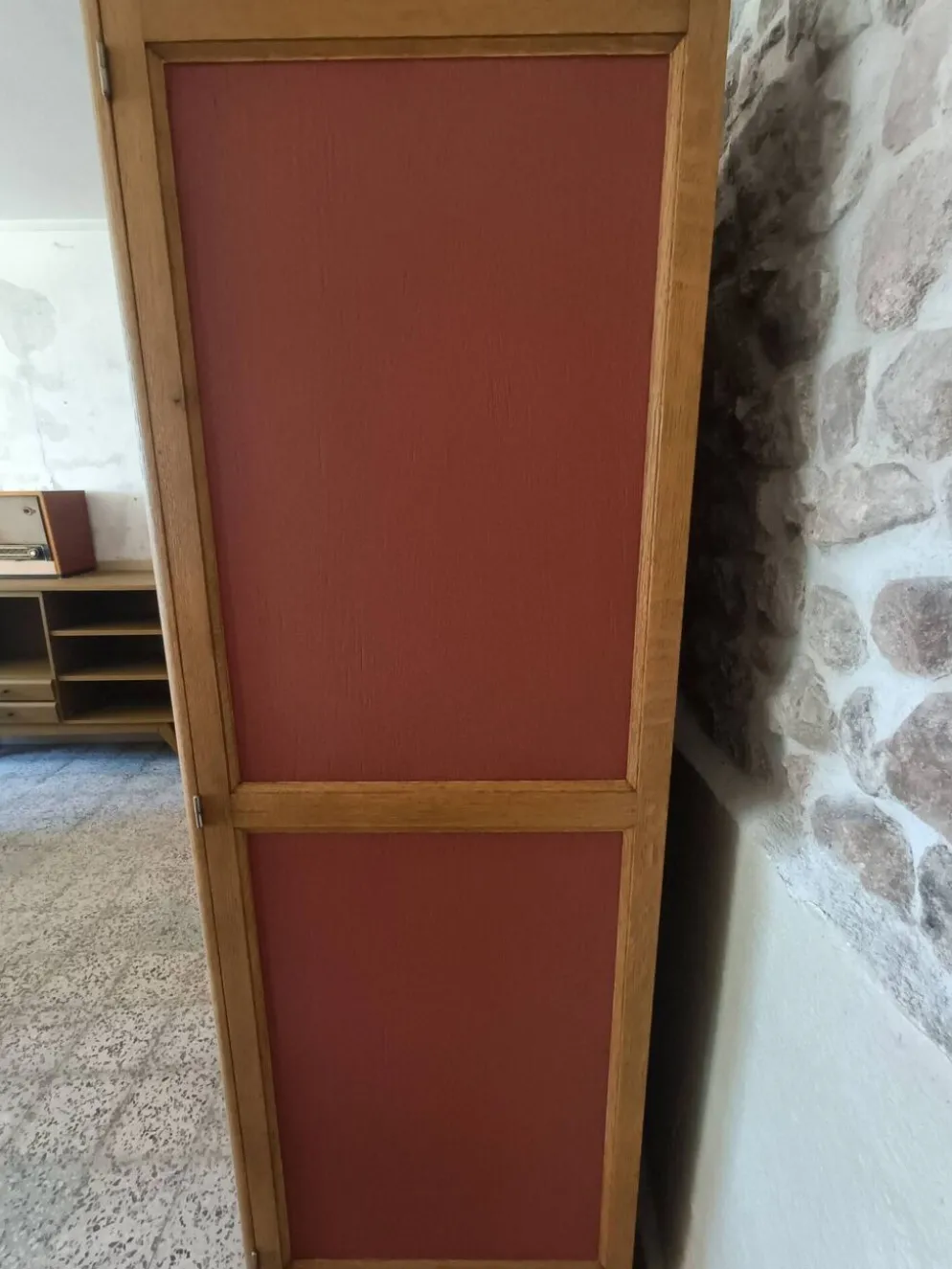 Penderie Art Déco en chêne rénovée