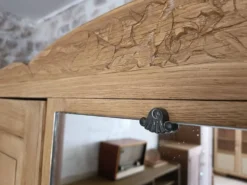 Penderie Art Déco en chêne rénovée