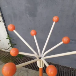 Perroquet vintage orange