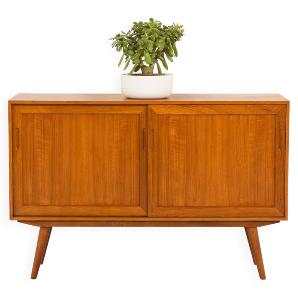 Petit buffet en teck scandinave, années 1970