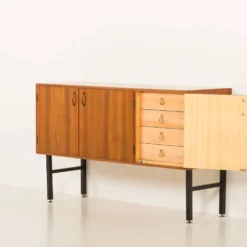 Petit buffet italien avec 4 tiroirs, années 1970