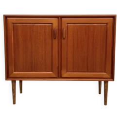 Petit buffet teck 2 portes scandinave vintage