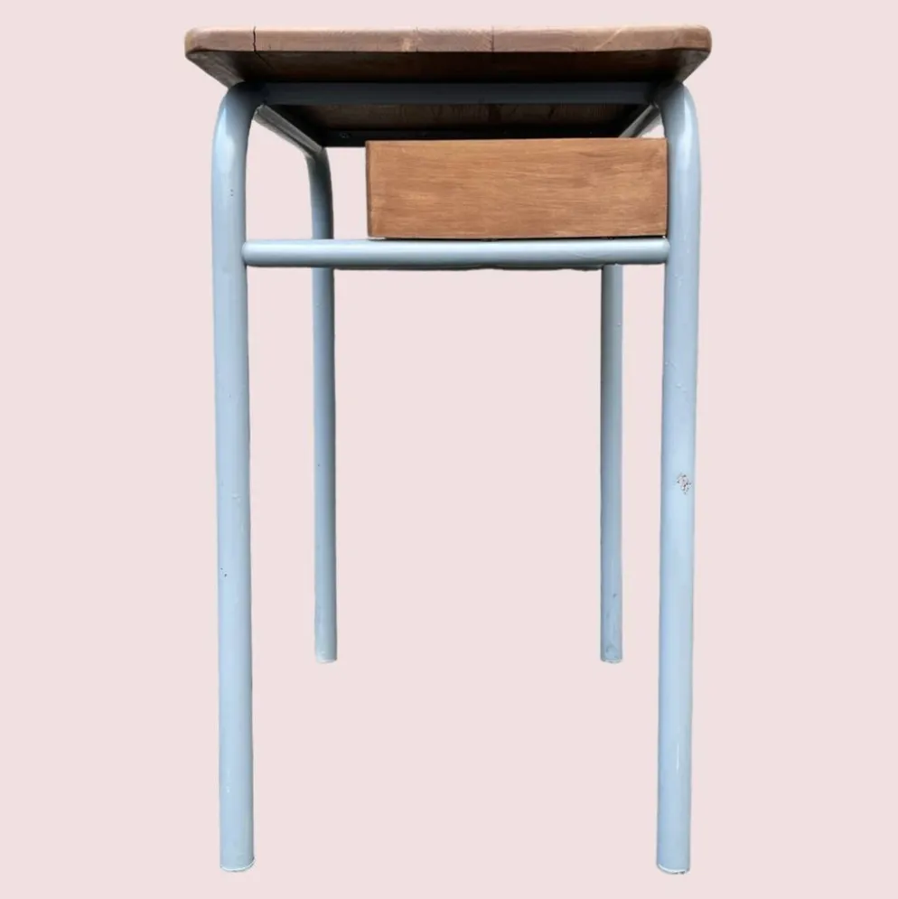 Petit bureau d’écolier et sa chaise vintage
