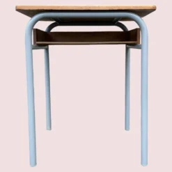 Petit bureau d’écolier et sa chaise vintage