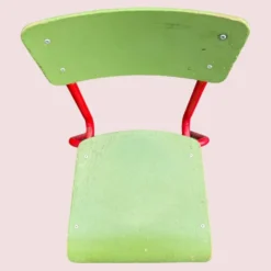 Petit bureau d’écolier et sa chaise vintage